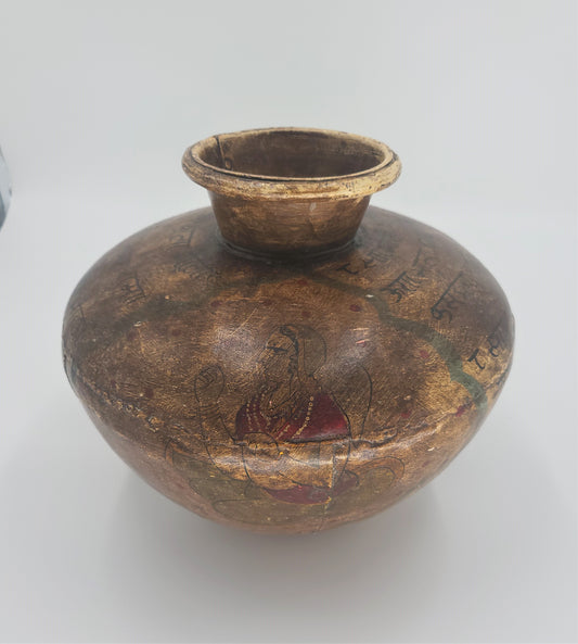Indian  Painted Vase