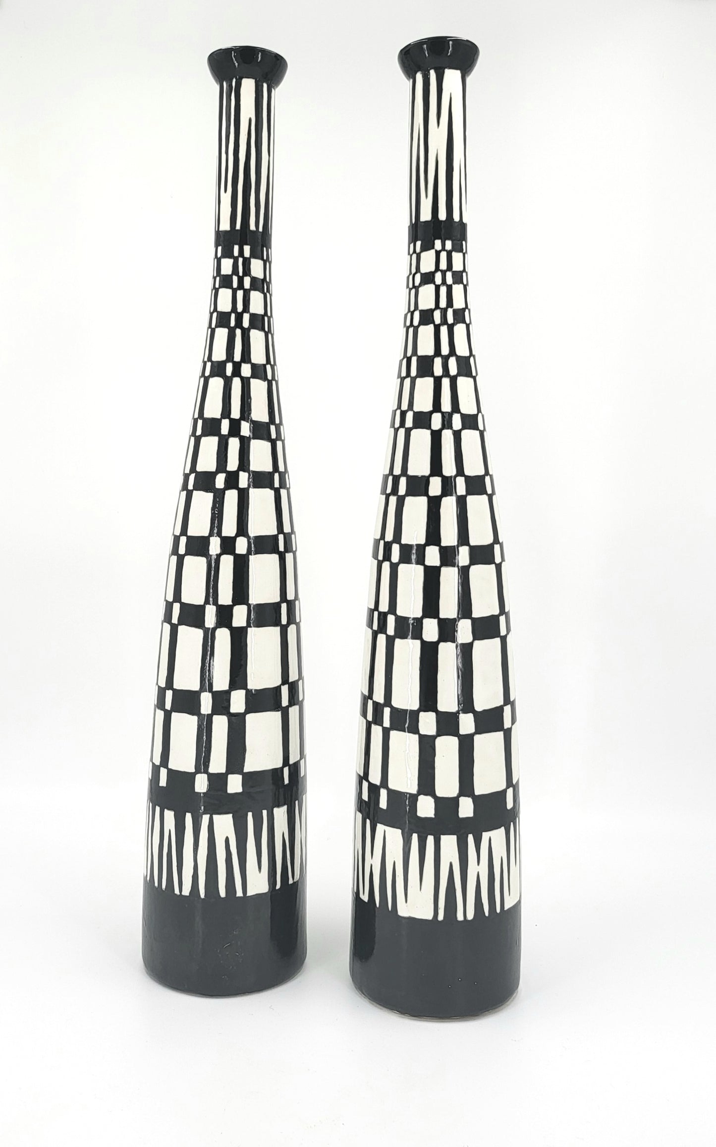 Tall Modern Vase set